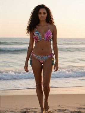 Colorful Boho Bikini Set | Women’s Summer Swimsuit